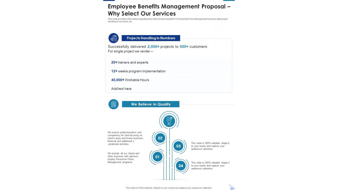 Employee Benefits Management Proposal Example Document Report Doc Pdf Ppt