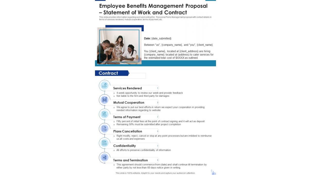 Employee Benefits Management Proposal Example Document Report Doc Pdf Ppt