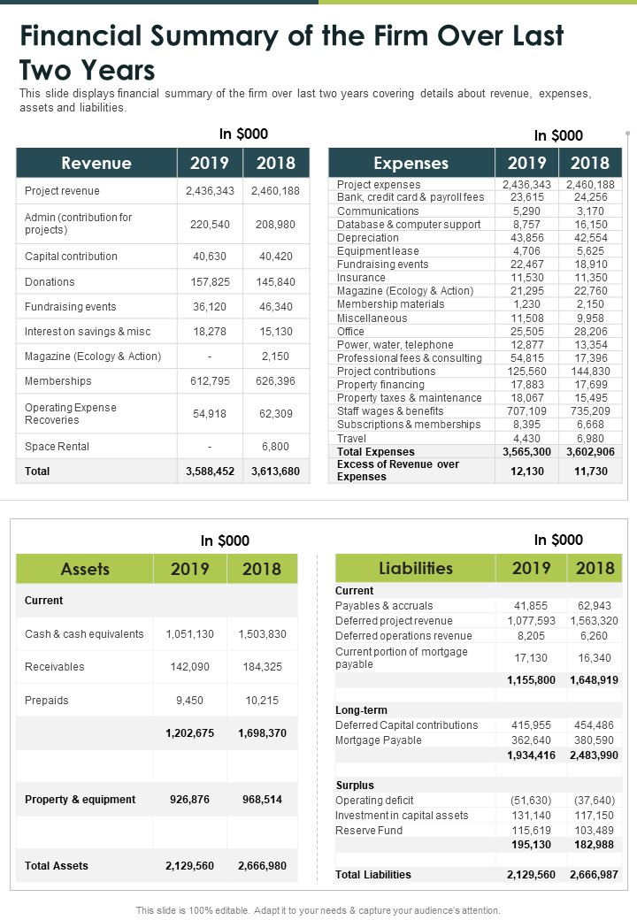Financial_Summary_Of_The_Firm_Over_Last_Two_Years_One_Pager_Documents_Slide_1.jpg