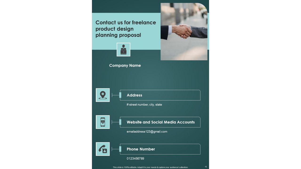 Freelance Product Design Planning Proposal Example Document Report Doc Pdf Ppt