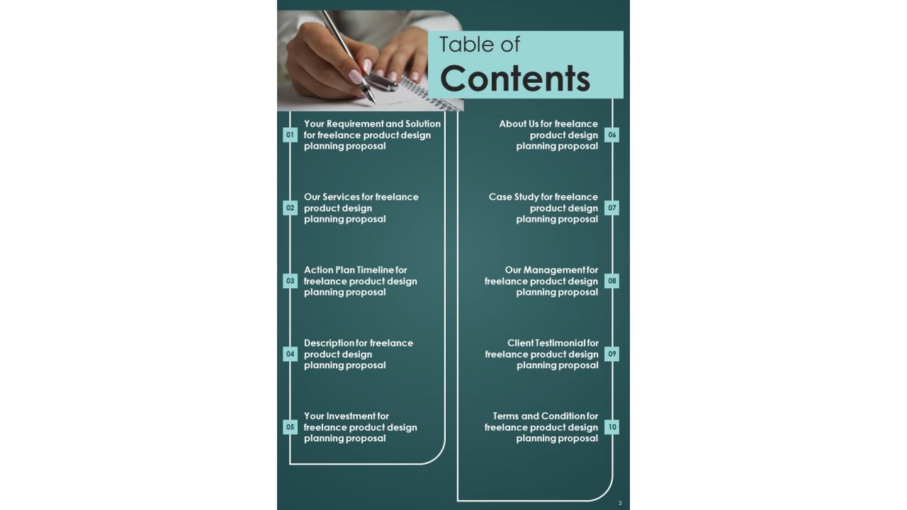 Freelance Product Design Planning Proposal Example Document Report Doc Pdf Ppt