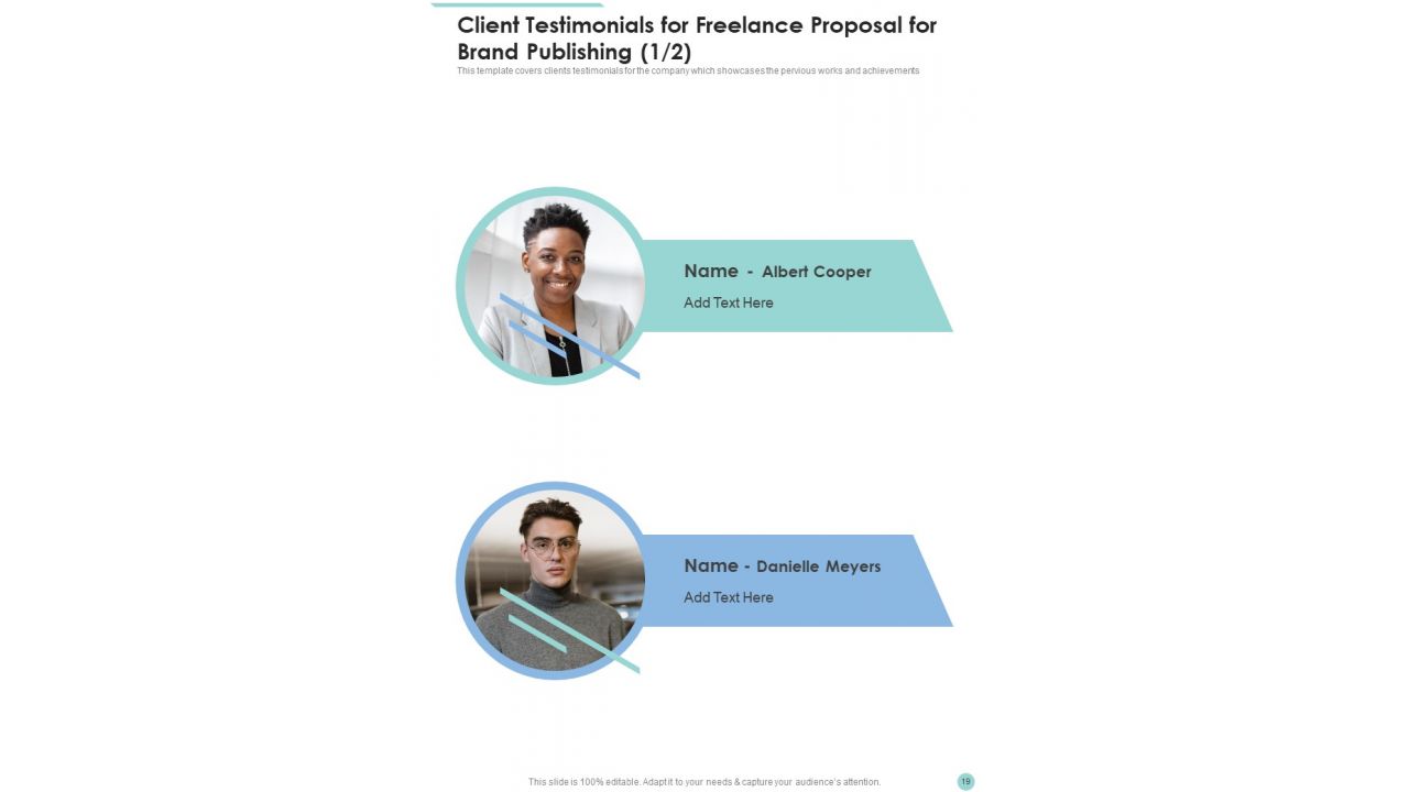 Freelance Proposal For Brand Publishing Example Document Report Doc Pdf Ppt