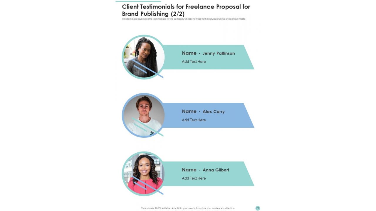 Freelance Proposal For Brand Publishing Example Document Report Doc Pdf Ppt