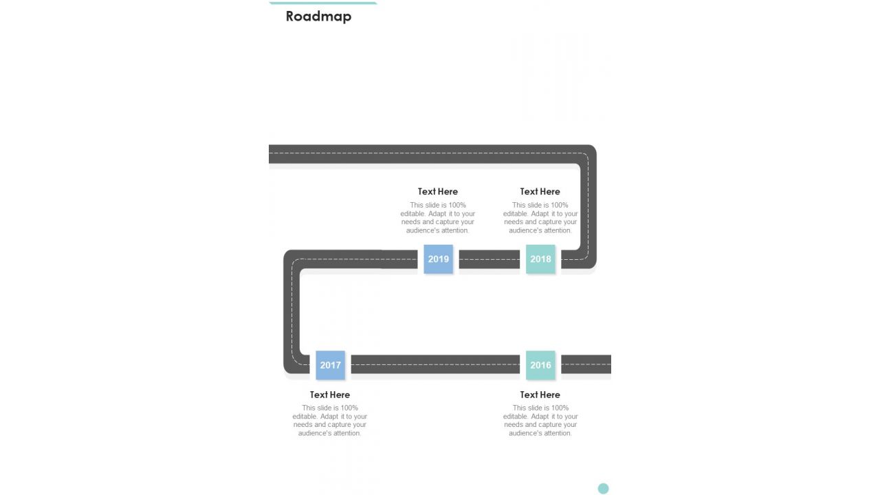 Freelance Proposal For Brand Publishing Roadmap One Pager Sample Example Document