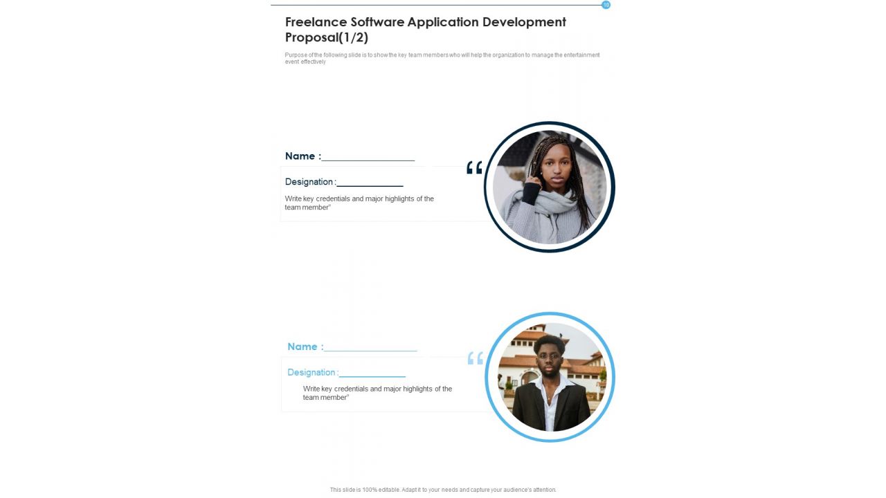 Freelance Software Application Development Proposal Example Document Report Doc Pdf Ppt