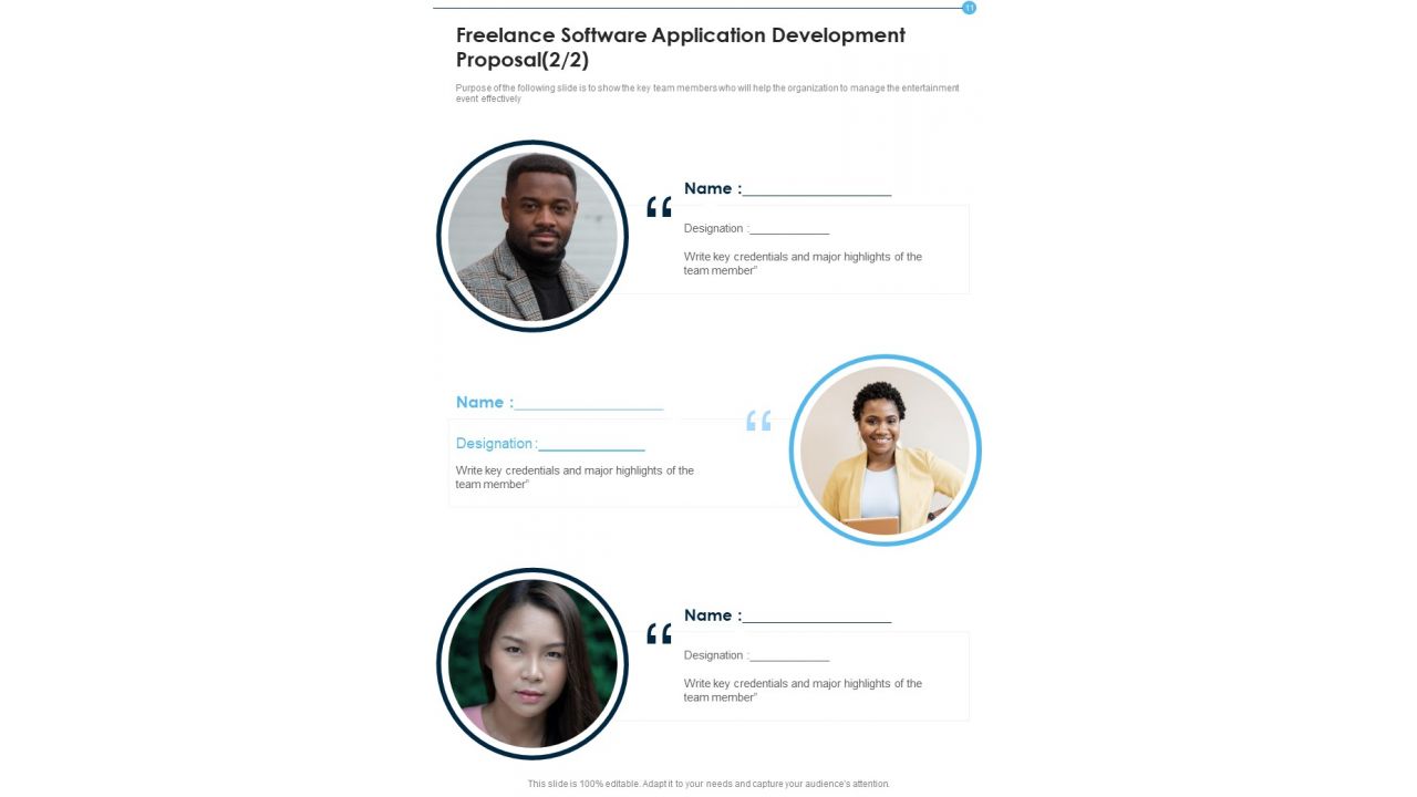 Freelance Software Application Development Proposal Example Document Report Doc Pdf Ppt