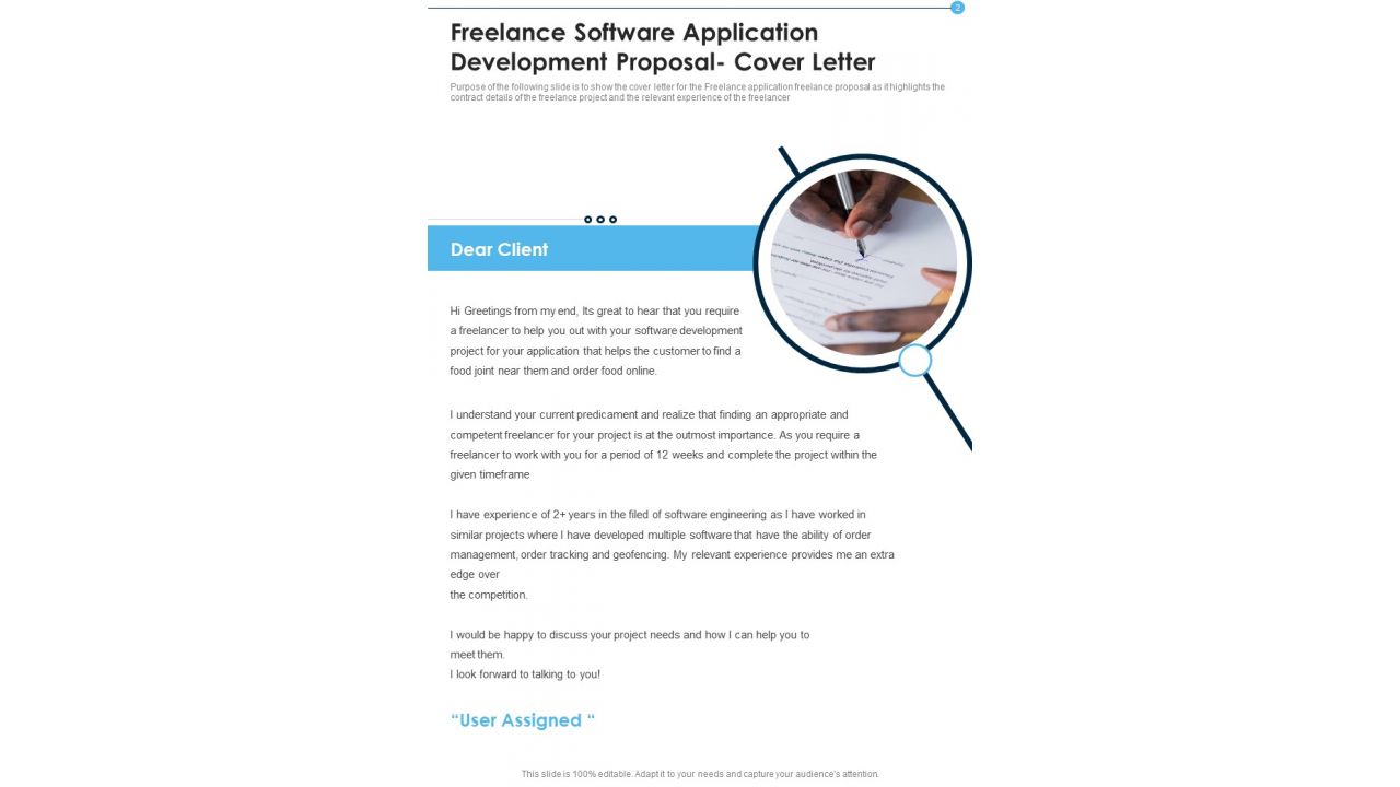 Freelance Software Application Development Proposal Example Document Report Doc Pdf Ppt