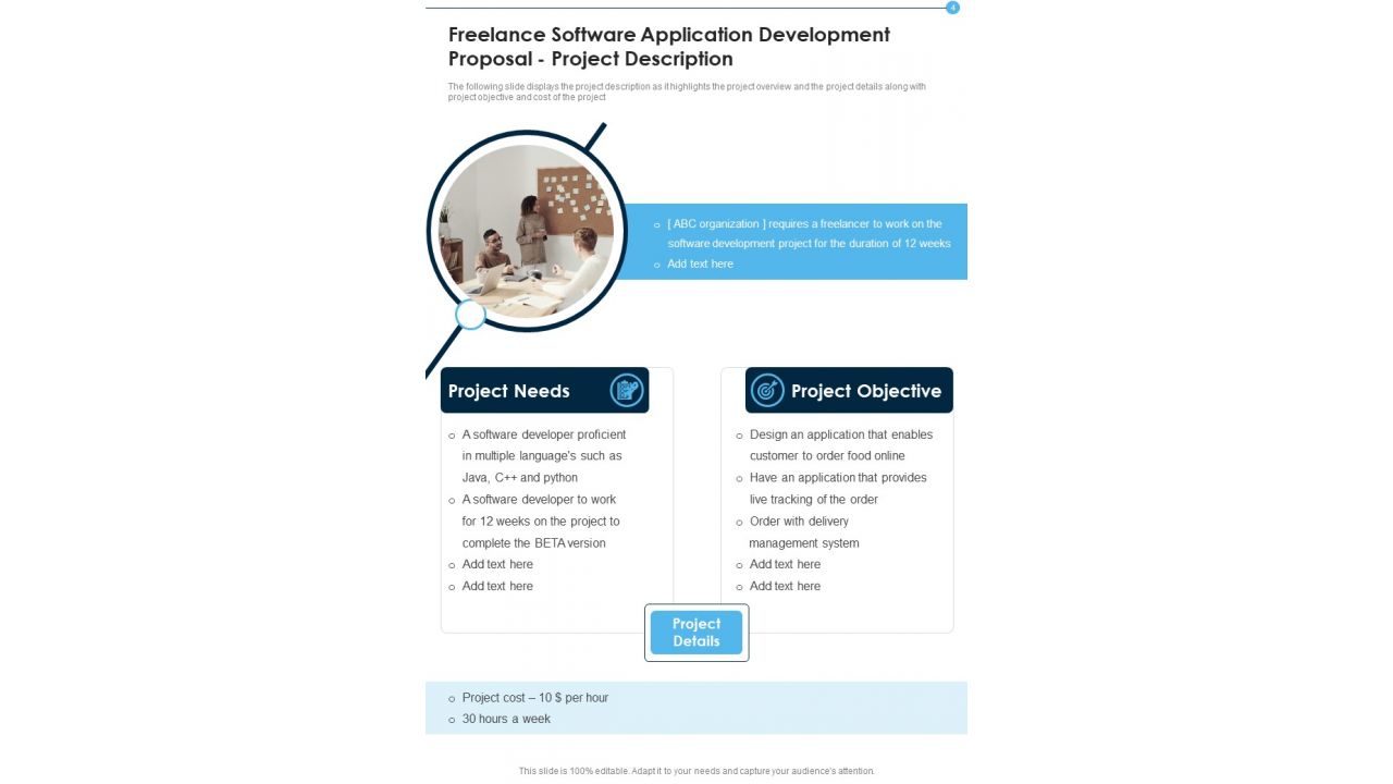 Freelance Software Application Development Proposal Example Document Report Doc Pdf Ppt