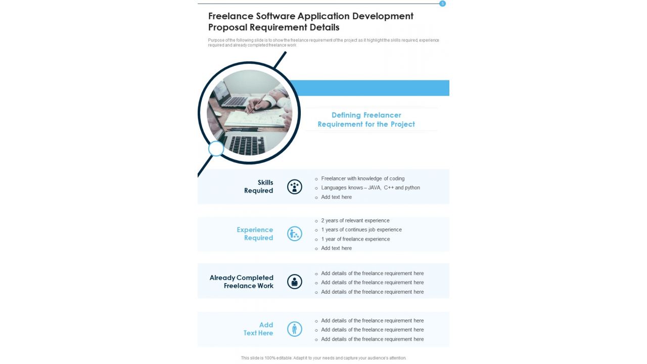 Freelance Software Application Development Proposal Example Document Report Doc Pdf Ppt