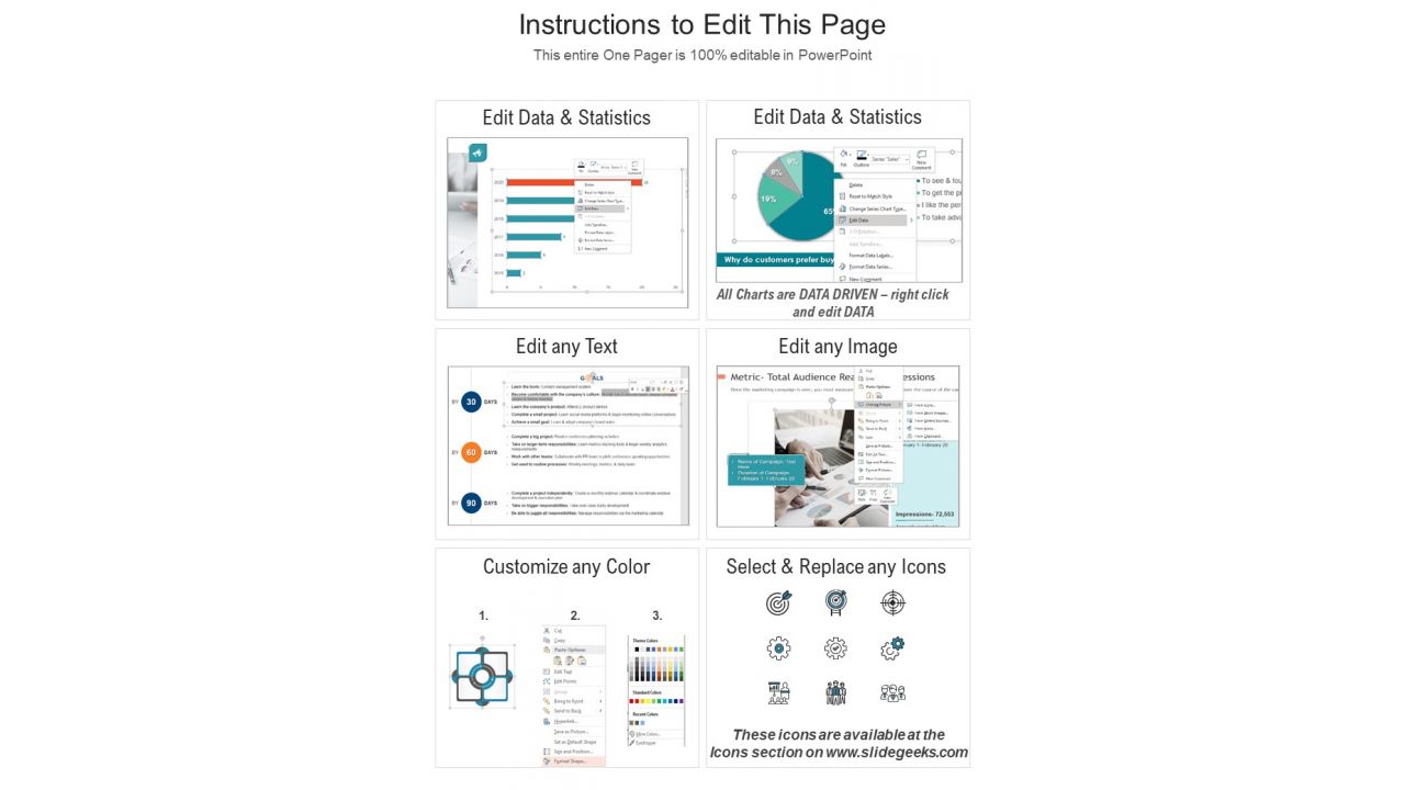 One Page 30 Day Financial Planning Calendar PDF Document PPT Template