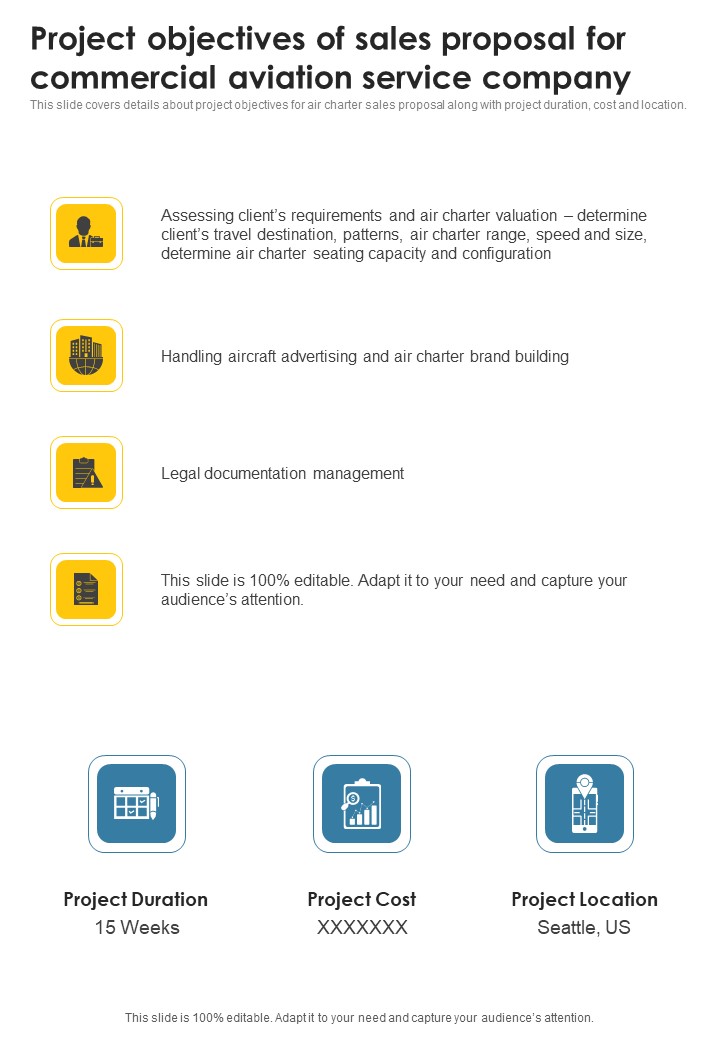 Project_Objectives_Of_Sales_Proposal_For_Commercial_Aviation_Service_Company_One_Pager_Sample_Example_Document_Slide_1.jpg