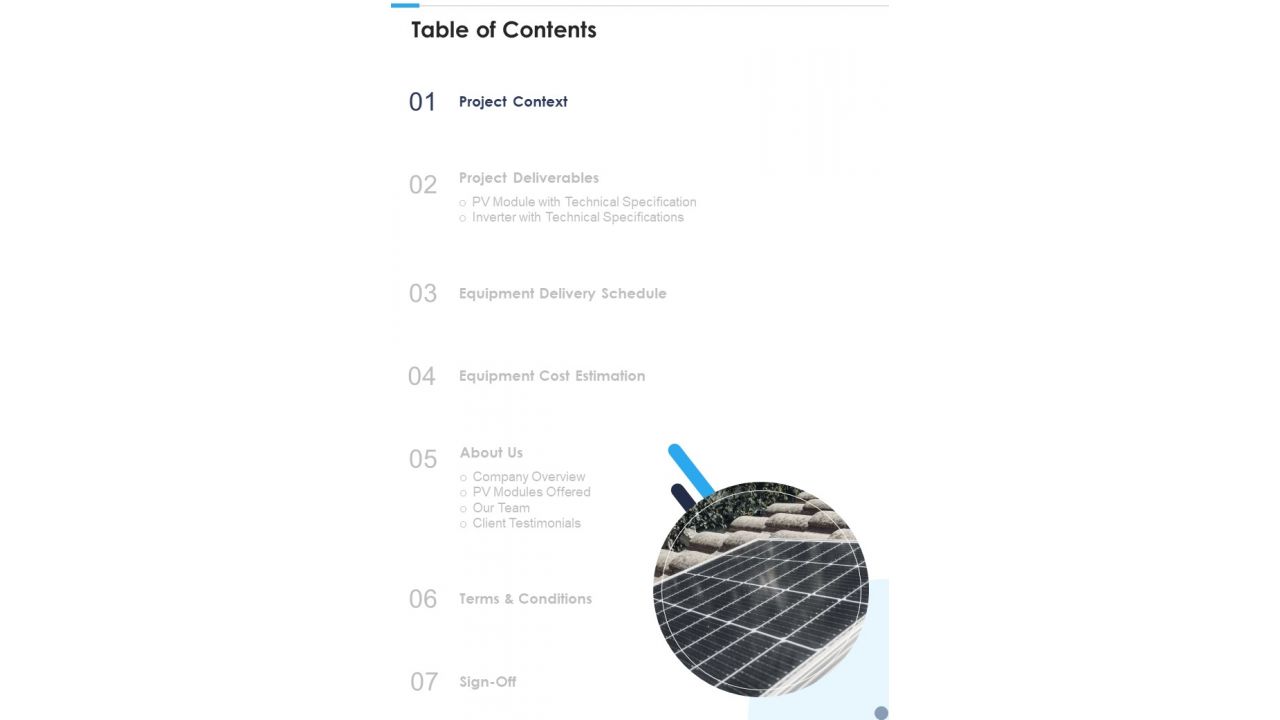 Project Proposal For Solar Panel Sales Example Document Report Doc Pdf Ppt