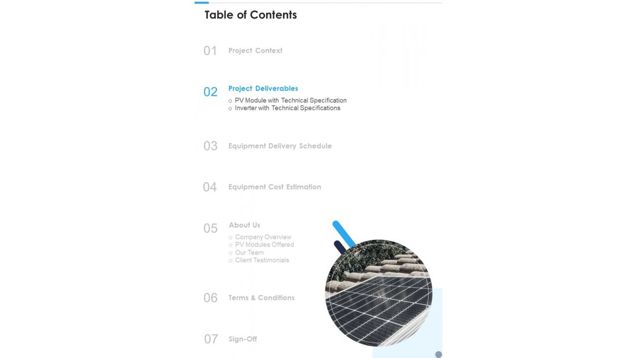 Project Proposal For Solar Panel Sales Example Document Report Doc Pdf Ppt
