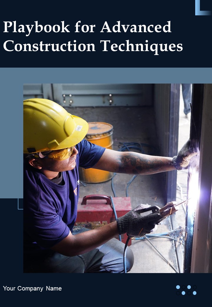 Playbook For Advanced Construction Techniques Template New